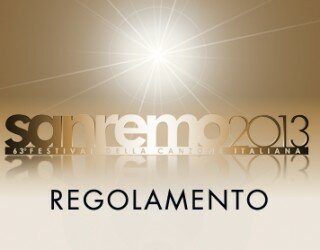 Televisione: presentato il regolamento di “Sanremo 2013″