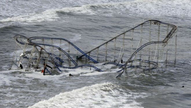 Jersey Shore: l’uragano Sandy distrugge Seaside.